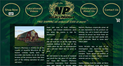 Desktop Screenshot of naturespharmacyllc.com